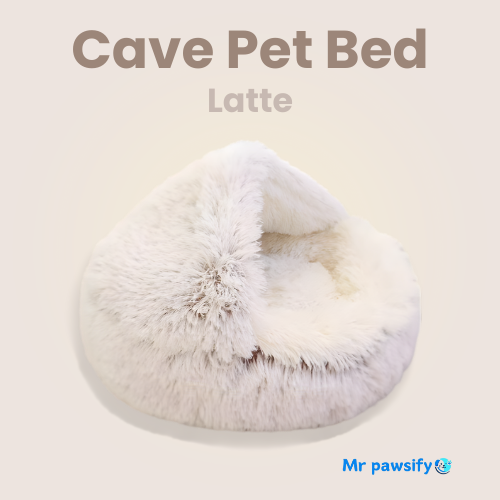 MrPawsify Cave Pet Bed - Comfortable Bed for Cats and Dogs