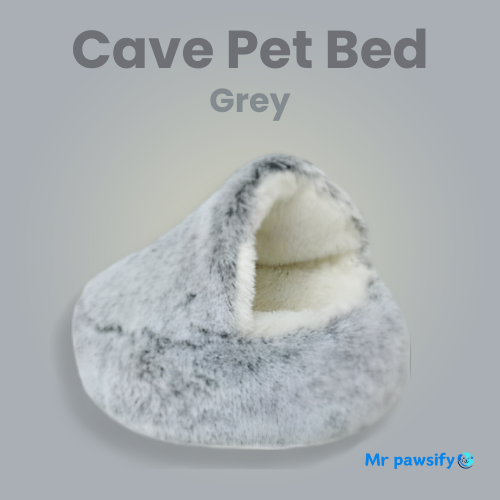 MrPawsify Cave Pet Bed - Comfortable Bed for Cats and Dogs